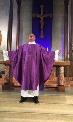 Sacramental Seal conducting services.